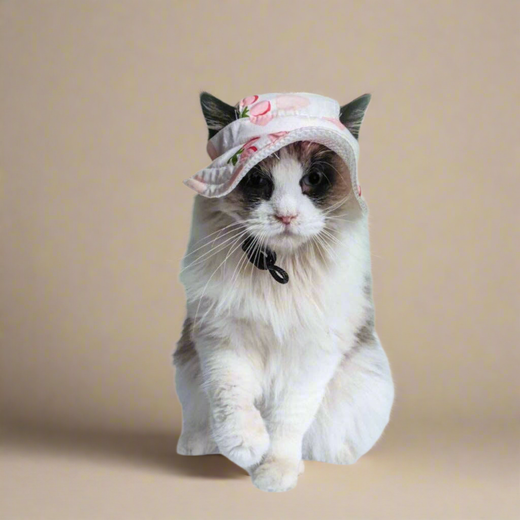 Floral Pet Sun Hat