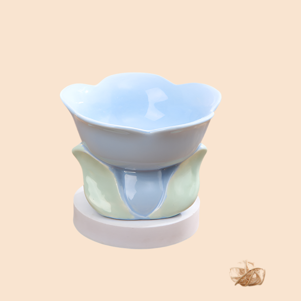 Cat Flower Bowl