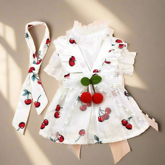 Cherry Blossom Cat Dress