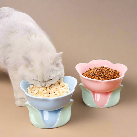 Cat Flower Bowl